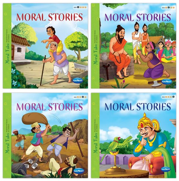 Navneet Moral Stories Books -1 To 4 (English)