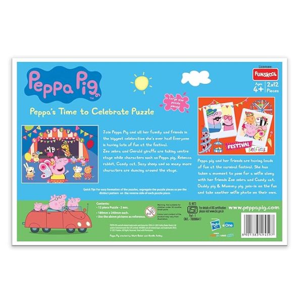 Funskool Peppa'S Time To Celebrate Puzzle - Image 3
