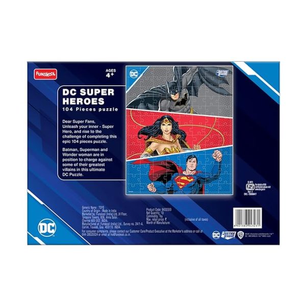 Funskool Dc Super Hero Puzzle- 104 Pcs - Image 3