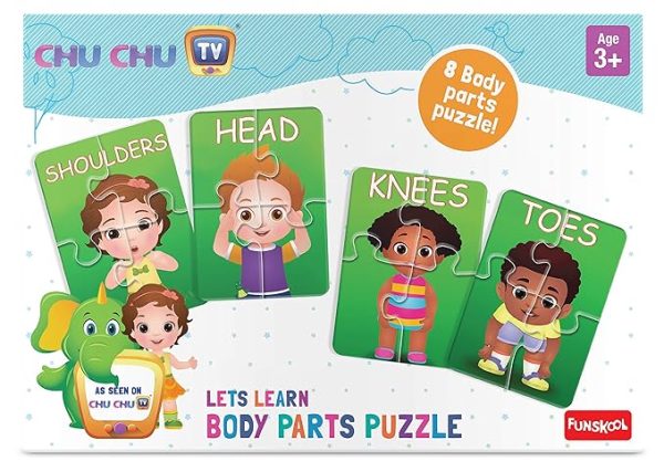 Funskool Chu Chu Tv- Lets Learn Body Parts Puzzle
