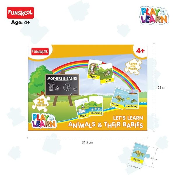 Funskool Lets Learn Animals & Their Babies - Image 2