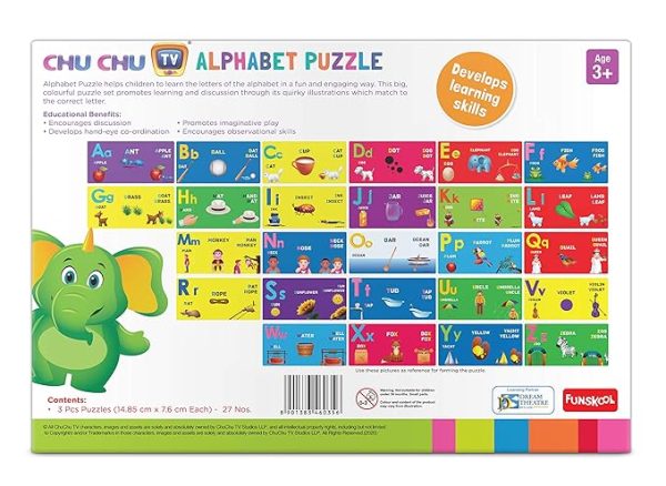 Funskool Chu Chu Tv - Alphabet Puzzle - Image 3