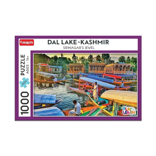 Funskool 1000 Pieces Puzzle - Dal Lake Kashmir - Image 2