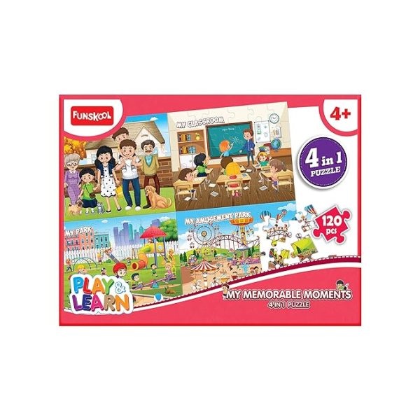 Funskool My Memorable Moments 4 In 1 Puzzle
