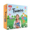 Funskool Handycrafts - Foamies, Make Cute and Personalised Gifts, 5 Years +, Art and Craft Kit, 10 Pieces, Multicolor