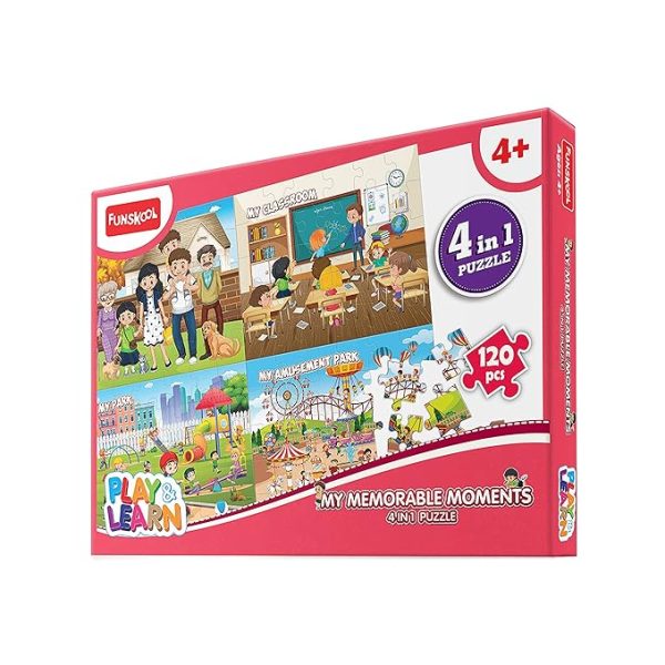 Funskool My Memorable Moments 4 In 1 Puzzle - Image 2