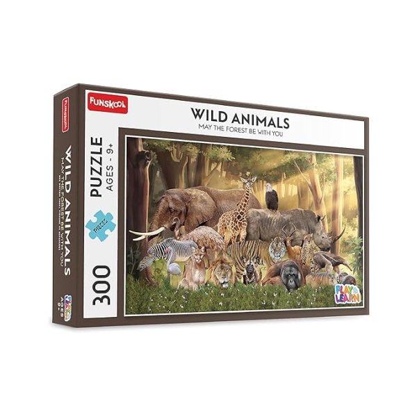 Funskool Wild Animals 300 Pieces Puzzle