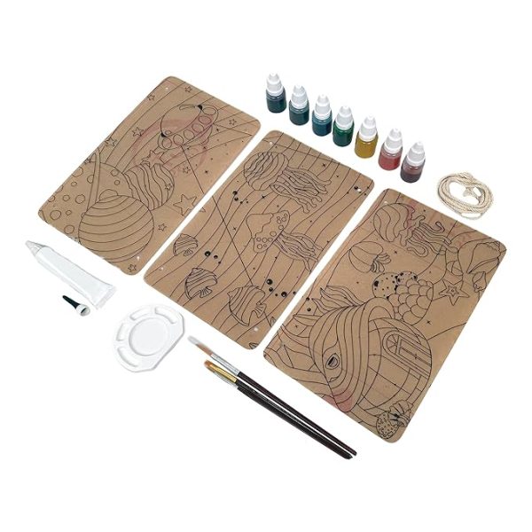 Funskool Handycrafts Glass Painting Deluxe, Arts and Crafts Kit, Create a Colourful Wall Hanging, Ages 6 Years and Above, Multicolour - Image 4