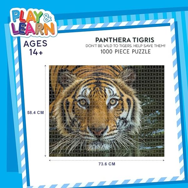 Funskool Panthera Tigris 1000 Pieces Puzzle - Image 4