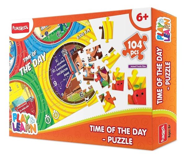 Funskool Time Of The Day Puzzel - Image 5