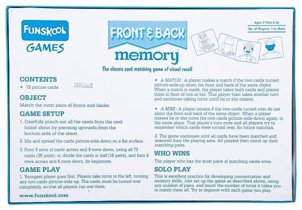 Funskool Front And Back Memory - Image 5