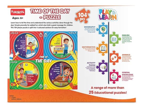Funskool Time Of The Day Puzzel - Image 2