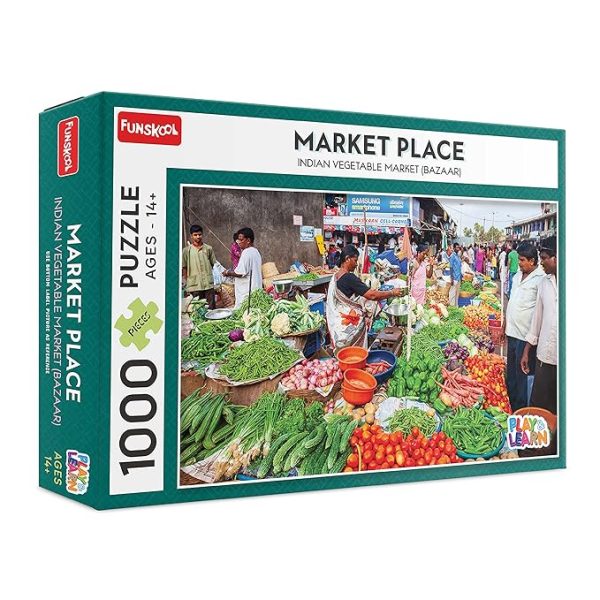 Funskool 1000 Pieces Puzzle - Market Place
