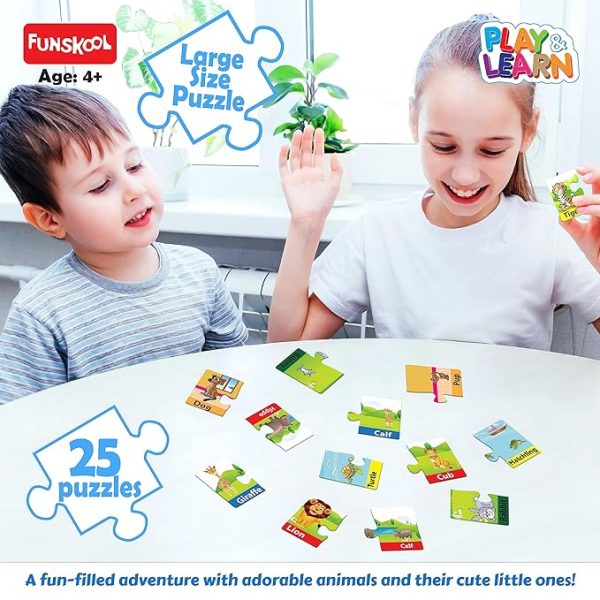 Funskool Lets Learn Animals & Their Babies - Image 4