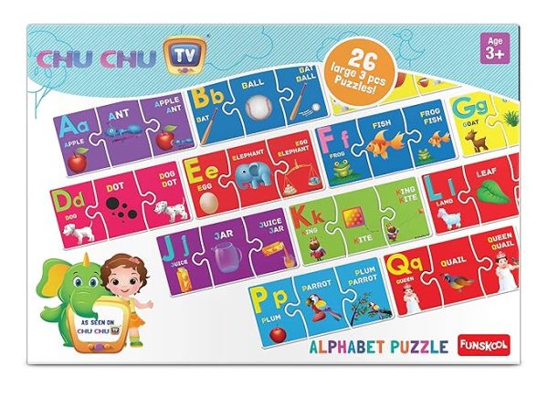Funskool Chu Chu Tv - Alphabet Puzzle - Image 4