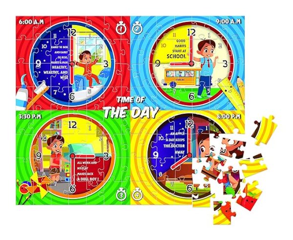 Funskool Time Of The Day Puzzel - Image 4