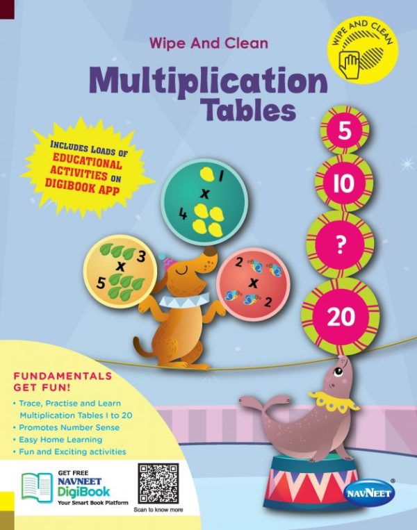 Wipe and Clean – Multiplication Tables