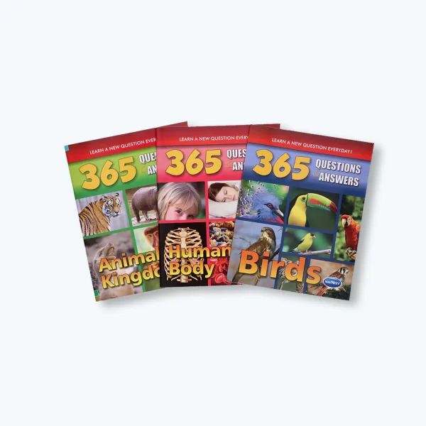Navneet 365 Questions & Answers- Animal Kingdom, Birds & Human Body for Kids- Learn a new question everyday- General Knowledge Books- Nourish Young Minds- Information and Facts