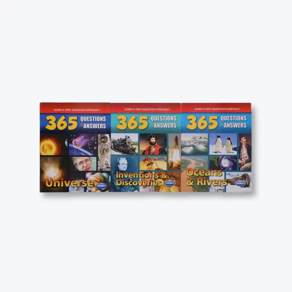 Navneet 365 Questions & Answers- Oceans & Rivers, Universe, Inventions & Discoveries for Kids- General Knowledge Books- Nourish Young Minds- Information and Facts