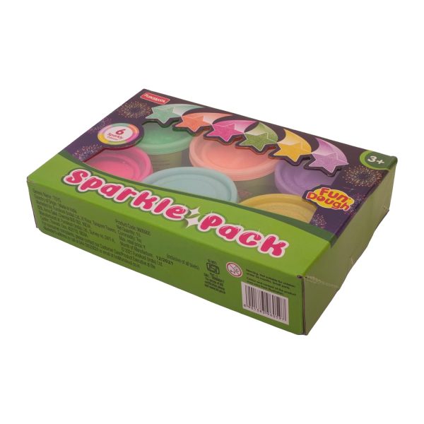 Funskool Fundough Sparkle Pack, Multicolour, Dough, Toy, Shaping, Sculpting, 3 Years and Above - Image 2