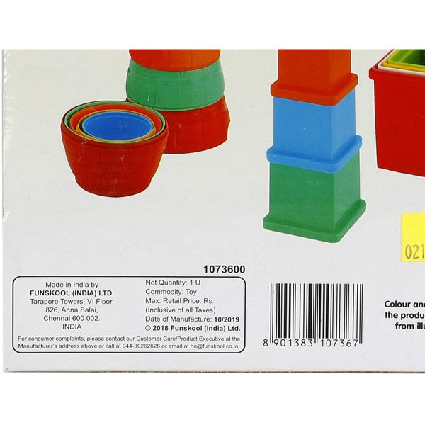 Funskool Giggles Stack & Tumbler Toy Gift Set - Image 5