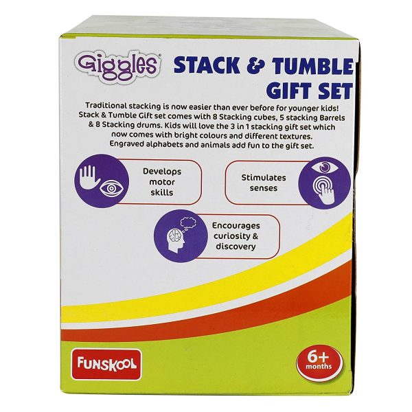 Funskool Giggles Stack & Tumbler Toy Gift Set - Image 6