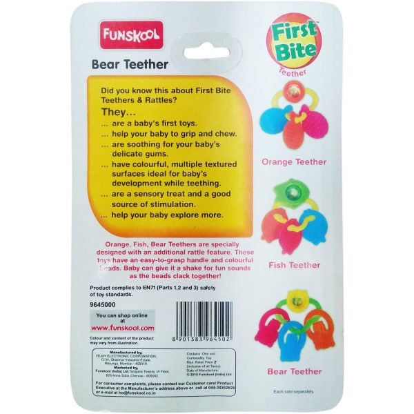 Funskool Giggles Bear Teether Pack - Image 3
