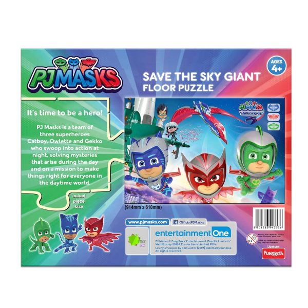 Funskool-PJ Maks Save The Sky Giant Floor,Educational,48 Pieces,Puzzle,for 4 Year Old Kids and Above,Toy - Image 6