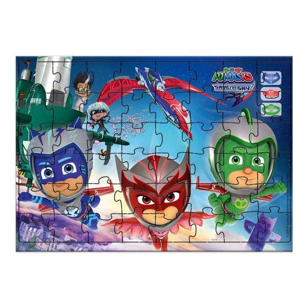 Funskool-PJ Maks Save The Sky Giant Floor,Educational,48 Pieces,Puzzle,for 4 Year Old Kids and Above,Toy Visit the Funskool Store - Image 5
