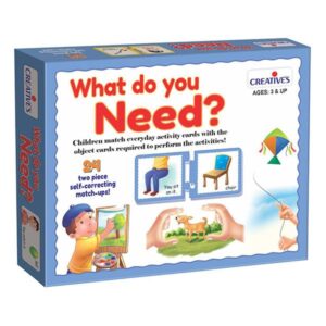 Creative's What Do You Need? Educational Games for Preschool Fun Learning Puzzles Set Early Skills Development, Ages 3+