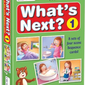 Creative's What's Next -1 Picture Sequencing & Storytelling Game for Kids - Develop Logical Thinking, Memory & Problem-Solving Skills - Fun Early Learning Educational Game, Ages 4+