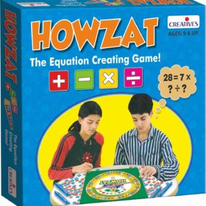 Creative’s Howzat Equation Creating Board Game Learn Fundamental Operations of Airthmetic (+, x, ÷) Basic Airthmetic Skills, Learning & Educational Board Games Ages 9+