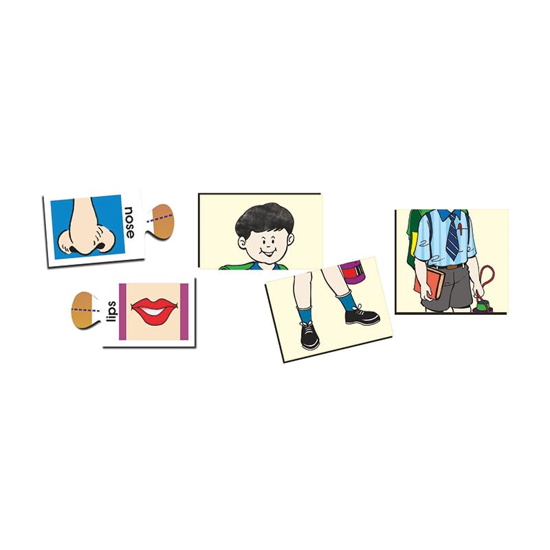 Creative's Body Parts Pre-School Learning & Educational Puzzles Children Identify Body Parts Learning Puzzles for Kids ,Ages 4+ - Image 2