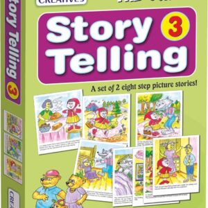 Creative's Story Telling - 3 Story Cards Learning & Educational Story Telling Series Pre-School Story Telling Games Red Riding Hood & The Three Bears, Ages 3+