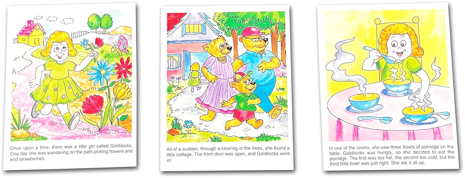 Creative's Story Telling - 3 Story Cards Learning & Educational Story Telling Series Pre-School Story Telling Games Red Riding Hood & The Three Bears, Ages 3+ - Image 2