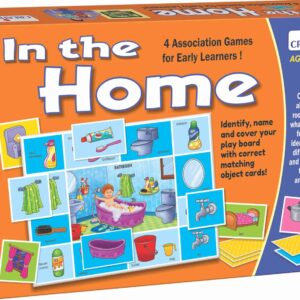 Creative’s in The Home A Children's Guide to Objects in Every Room Building Vocabulary Enhancing Tactile and Visual Skills Memory Matching Games Puzzles, Ages 4+
