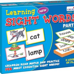 Creative's Learning Sight Words Part-1 Card Game,Ages 4+