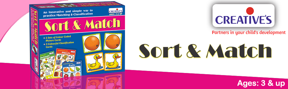 Creative’s Sort & Match 31 Picture Pairs & Classification Boards Memory & Sorting Game for Kids Learn to Match, Group & Classify Everyday Objects Educational Game, Ages 3+ - Image 4