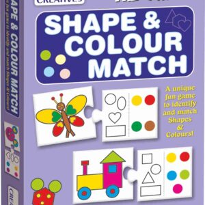 Creative's Shape & Colour Match  Identify and Match Shapes & Colours Early Learning Games Learn Basic Geometrical Shapes & Colours Learning & Educational Pre-School Games, Ages 4+