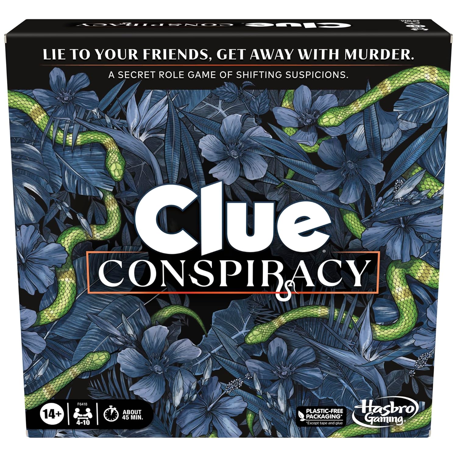 Clue Conspiracy Board Game for Adults and Teens Secret Role Strategy Games 4-10 Players 45 Mins. Mystery & Party Games Ages 14+
