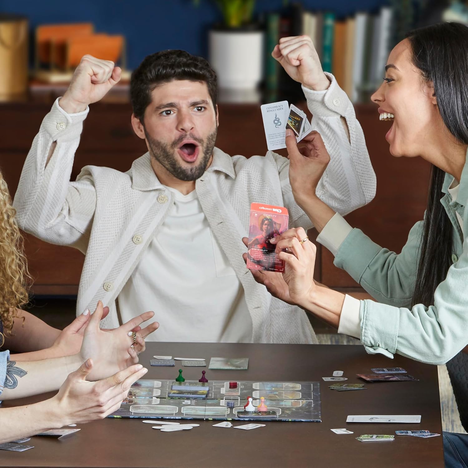 Clue Conspiracy Board Game for Adults and Teens Secret Role Strategy Games 4-10 Players 45 Mins. Mystery & Party Games Ages 14+ - Image 12