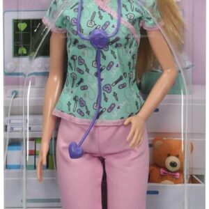 Barbie Nurse Blonde Doll, 12"