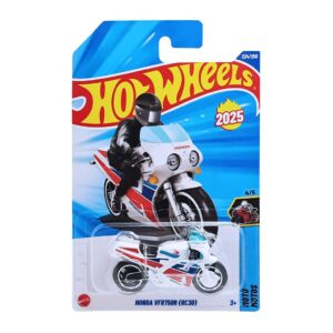 Hot Wheels Honda VFR750R RC30 Moto, Ages 3+(White)