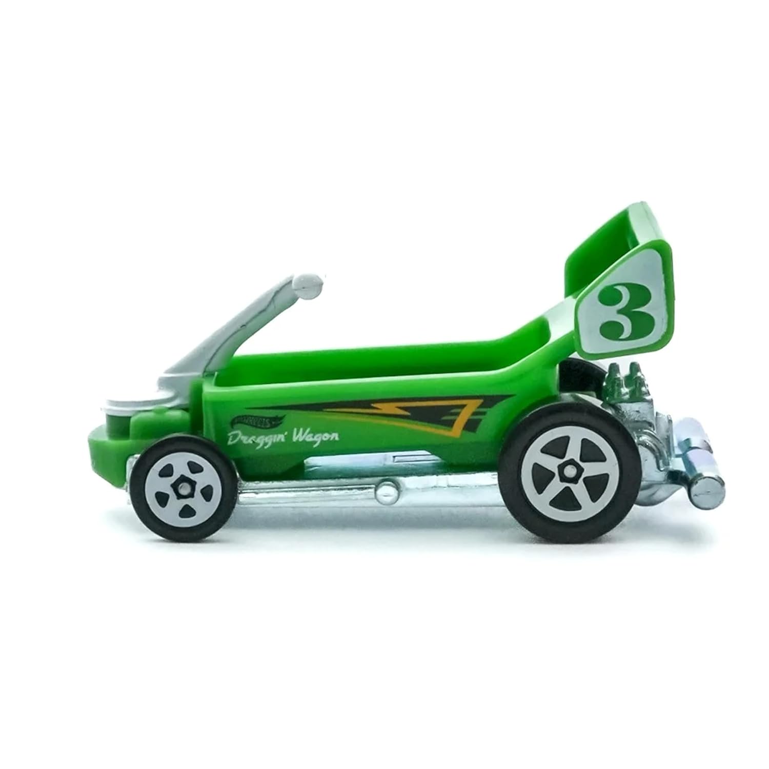 Hot Wheels DRAGGIN Wagon/Remorque 1:64 Licensed Diecast Toy Car Metal Scale Model for & Collectors Miniature Car, Ages 3+ - Image 3