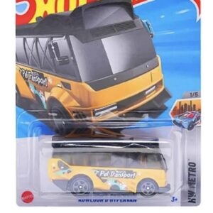 Hot Wheels Kowloon'd Hypervan  HW Metro Yellow,Ages3+