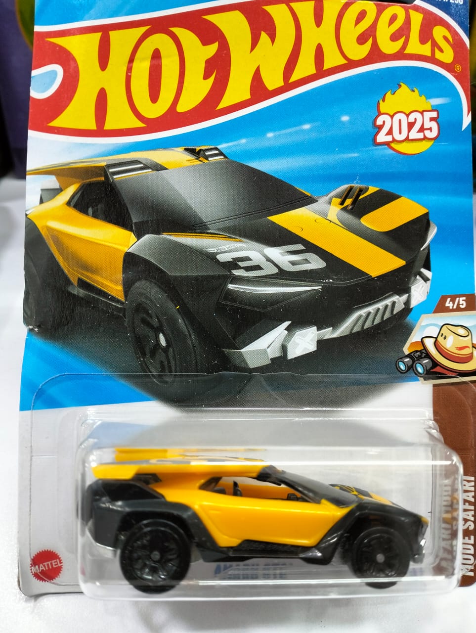 Hot Wheels Amaru GTC, Safari Mode Yellow,Ages 3+ - Image 2