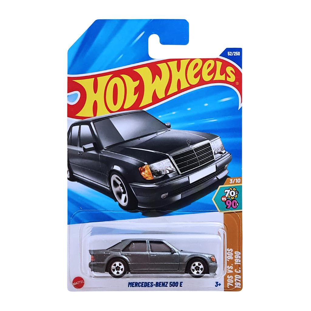 Hot Wheels Mercedes Benz 500 E ,52/250 (Grey), Ages 3+