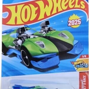 Hot Wheels Super Twin Mill [Green & Blue] Let's Race 1/5,Ages 3+