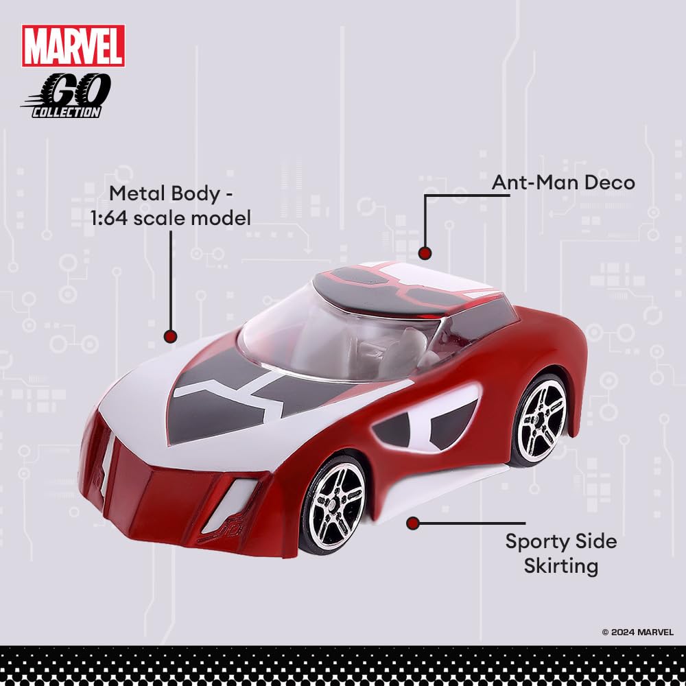 Marvel Ant-Man 6 Diecast Rapid Racer Toy Car 1:64 Diecast Toy Car Go Collection Ages 3+ - Image 4