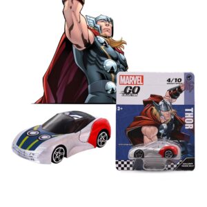 Marvel Thor 4 Diecast Battle SUV Toy Car 1:64 Diecast Toy Car Go Collection ,Ages 3+